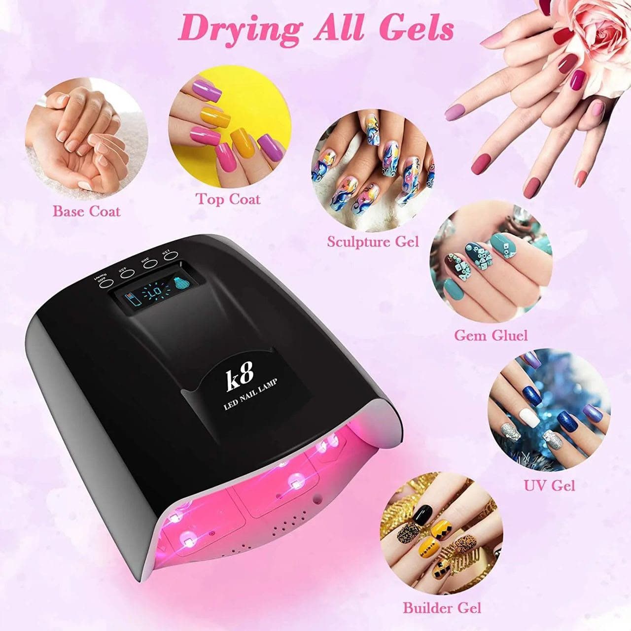 High-Capacity Rechargeable UV Lamp