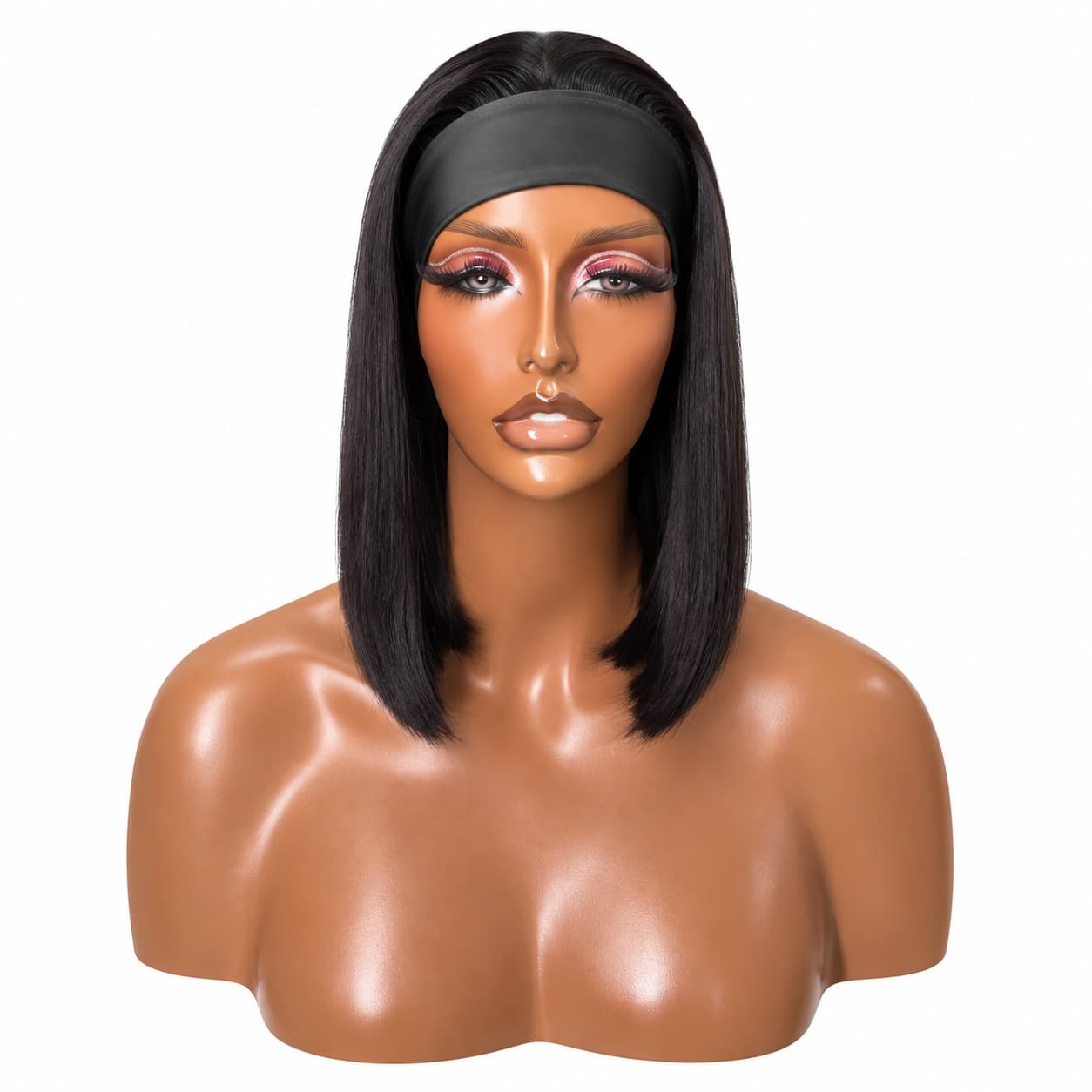 Double Drawn Band Wig 12”